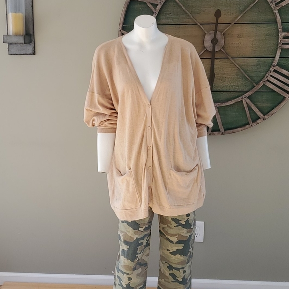 Asos curve button up cardigan with front p… - Picture 6 of 13